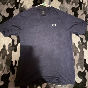 Under Armour Navy Blue Short-Sleeve Athletic Tee